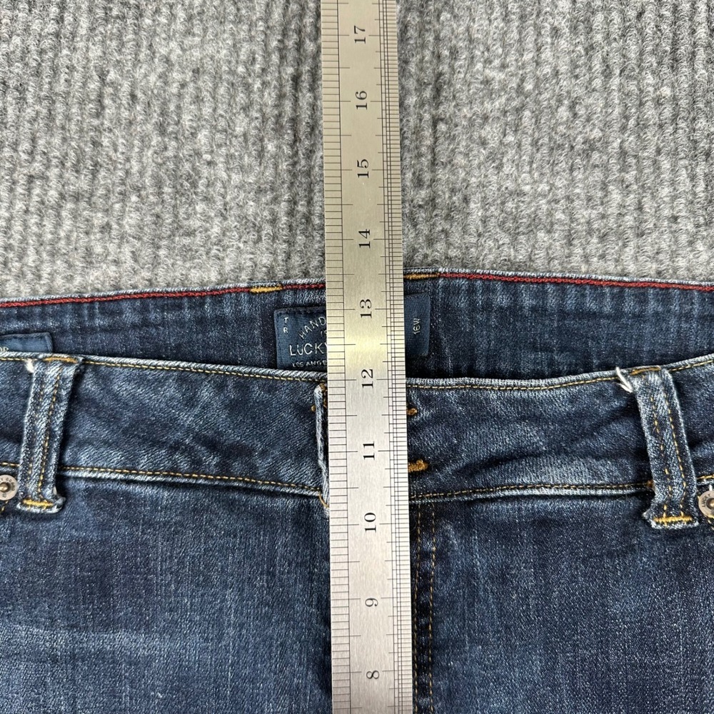 Lucky Brand Emma Crop Jeans Womens 16W Dark Wash Stretch Denim Cropped - Picture 13 of 15